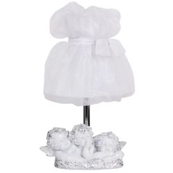 Настольная лампа Весёлые Купидоны Сильвер Мадлен Белый
