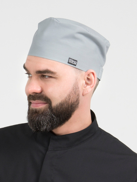 Головной убор - таблетка повара кондитера Серый