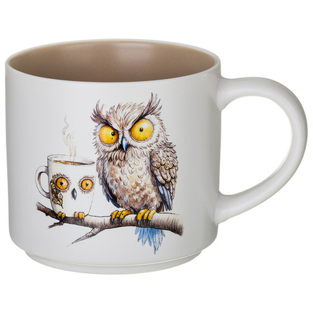 КРУЖКА LEFARD "CRAZY COFFEE" 500МЛ