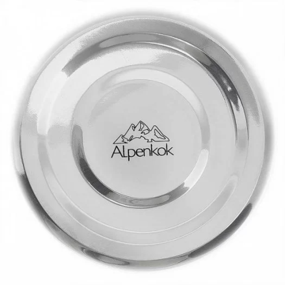Чайник нерж, 3 л, свист, зеркал, ручк пластик, Alpenkok, индукц, AK-516