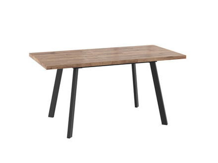 Стол МАМАДОМА Борг 120, Дуб  Веллингтон/ Черный