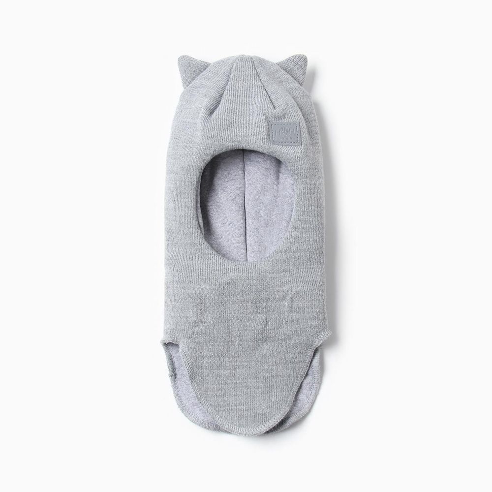 Шапка-шлем детская, цвет серый, р. 42-46 10092327 (HOH LOON) Шапка-шлем детская, цвет серый, р. 42-46 10092327 (HOH LOON)