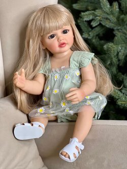 Кукла Реборн виниловая 55см в пакете (FA-105)