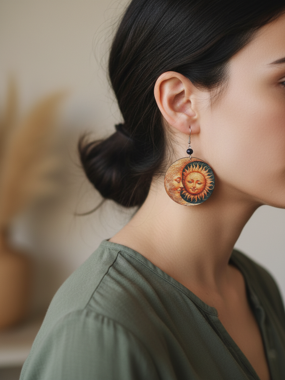 Серьги День Ночь