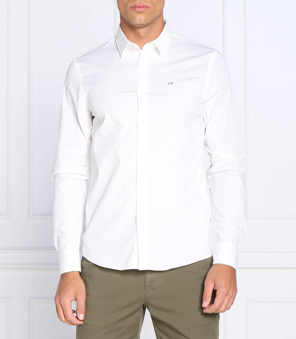 рубашка poplin Calvin Klein - белый(K10K110856)