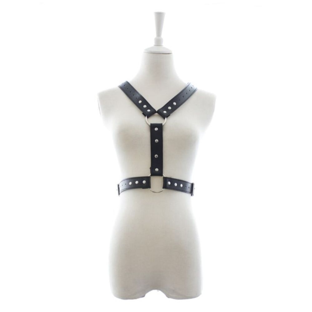 Сбруя (портупея) черная унисекс Romeo Rossi 9146