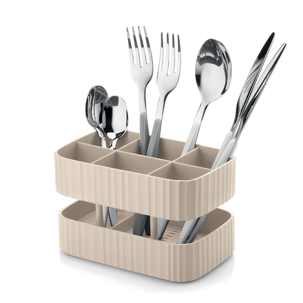 Сушилка для столовых приборов drain&safe бежевый