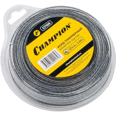 Леска CHAMPION Round PRO 2,4*50 м (круг 2к)   C7105