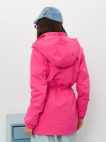 Ветровка с капюшоном удлиненная