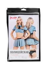 Нижняя часть костюма «Полицейская», Pecado BDSM, трусики, черный, 40-42
