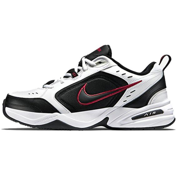 Nike Air Monarch 4 white black-varsity red