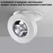 359411 OVER NT24 366 белый Светильник накладной/встраиваемый IP20 LED 5W 220V 4000K 240Лм GRODA