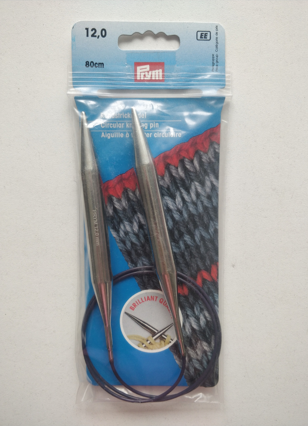 Спицы круговые латунь Prym 80см - 12мм