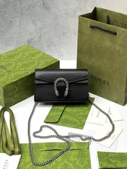 Сумка Gucci Dionysus GG Super Mini черный