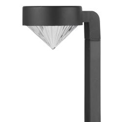 Светильник уличный ЭРА SL-PL42-DMD на солнечной батарее пластик черный 42 см | Садовые декоративные светильники