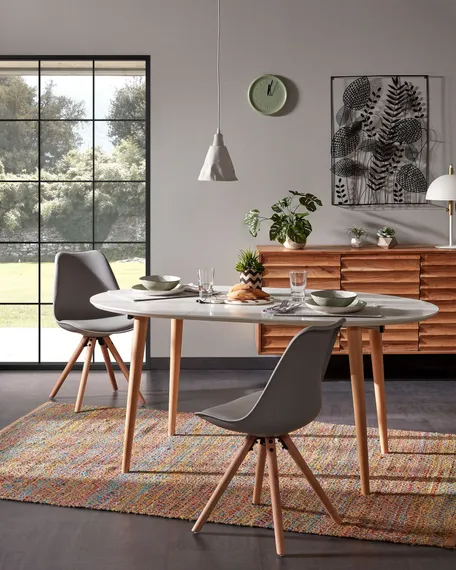 Стол Oakland овальный раздвижной 140-220х90 см