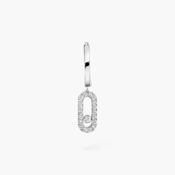 Messika Move Uno single hoop earring