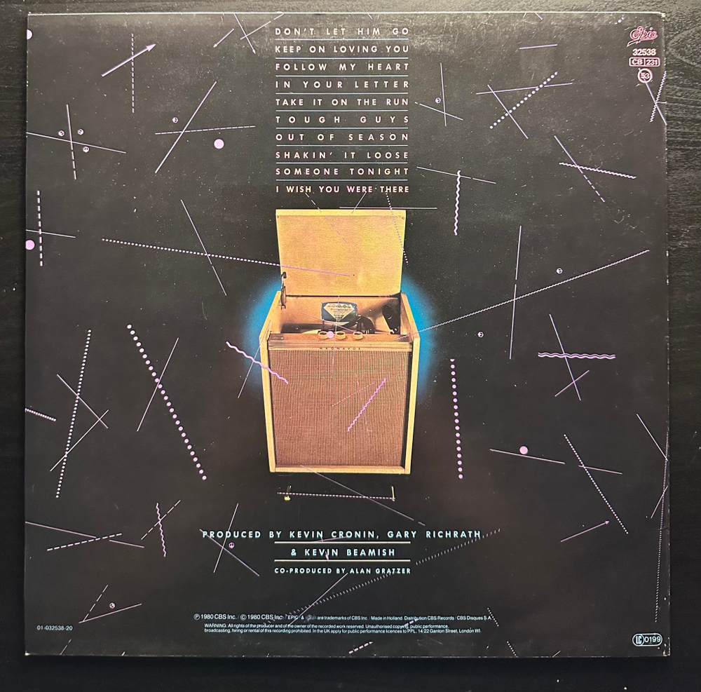 REO Speedwagon - Hi Infidelity (Голландия 1980г.)