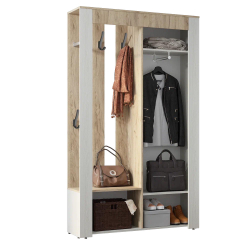 Прихожая Франк, Крафт, Ясень белый