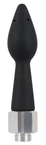 Чёрная анальная насадка для душа Anal Douche Rear Splash