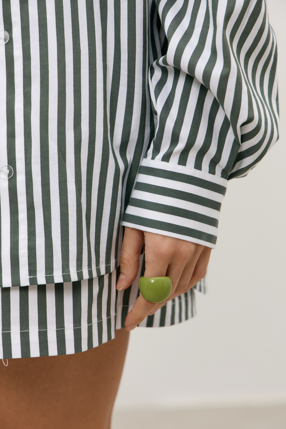 Рубашка GREEN STRIPE