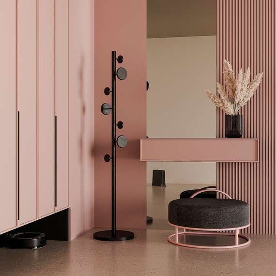 Напольная вешалка Olavy, 173 см, черная