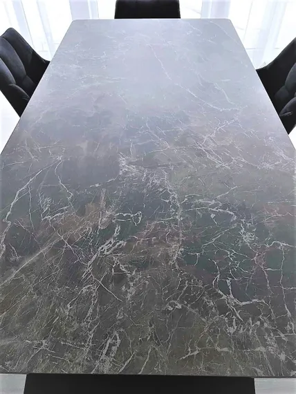 Стол Stratos, 200х90 см, серый керамогранит