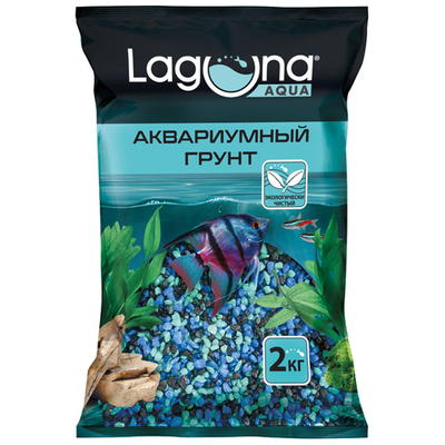 Грунт "малахитовая шкатулка", 5-10мм, 2кг, laguna