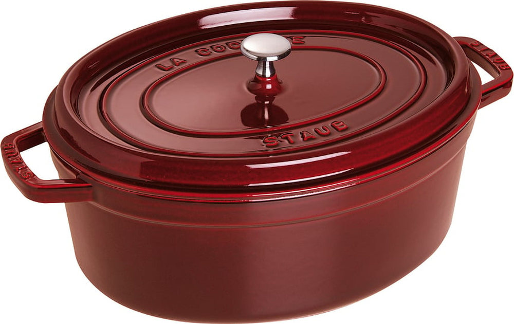 Кастрюля staub la cocotte, чугун, антипригарное покрытие, красная · арт. fabr 40509-477-0