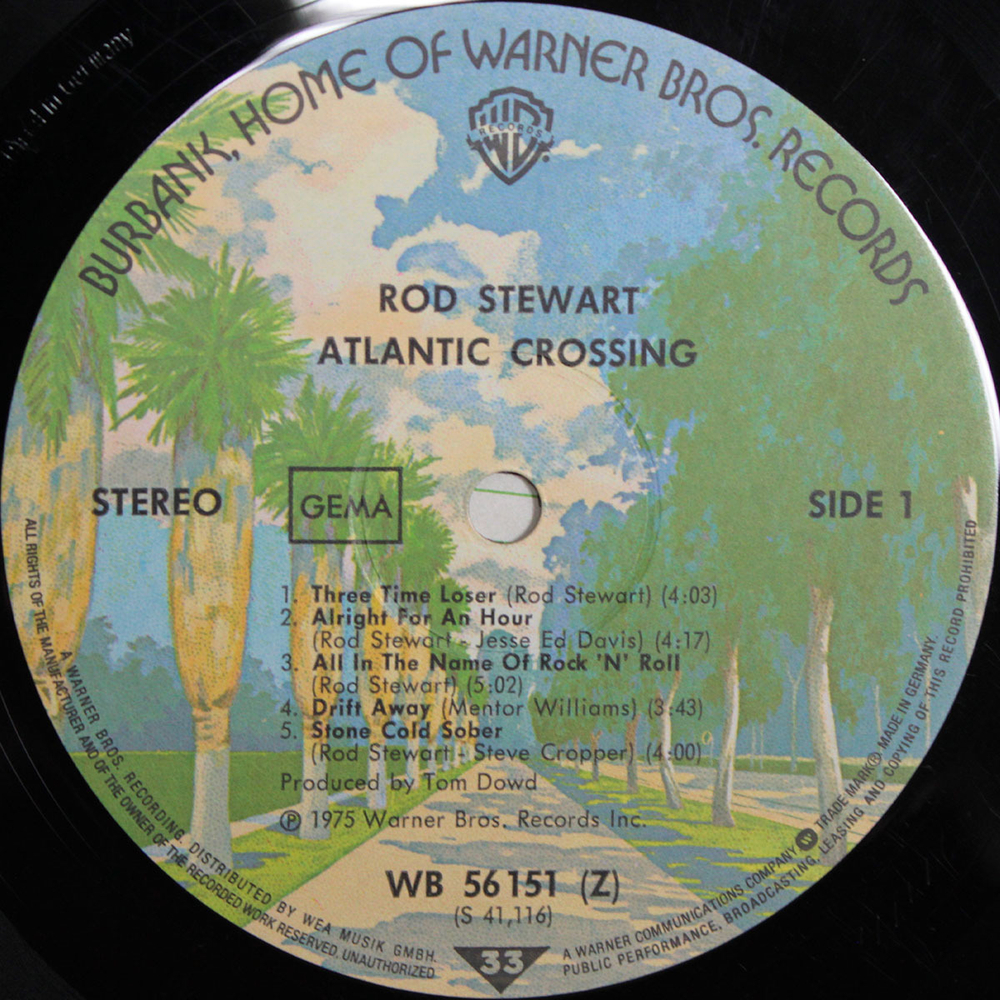Rod Stewart / Atlantic Crossing (LP)