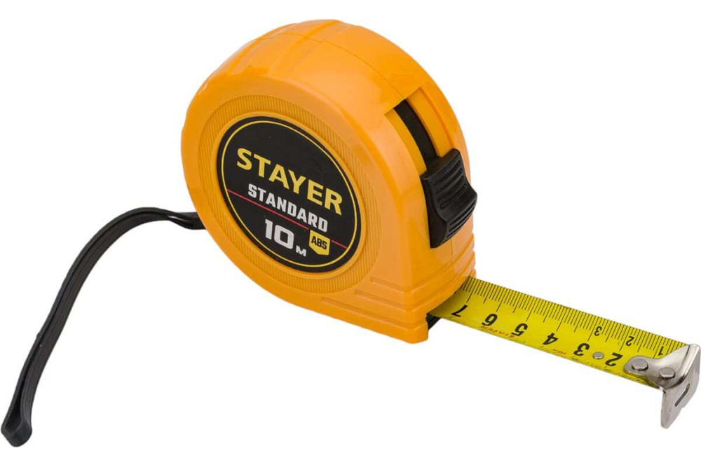 Рулетка STAYER МASTER MaxTape, пластиковый корпус, 10м/25мм 34014-10-25