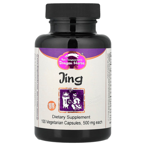 Dragon Herbs, Jing, 100 вегетарианских капсул