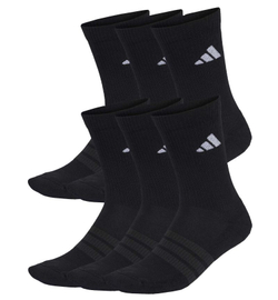 Теннисные носки Adidas Cushioned Crew 6P - black/black