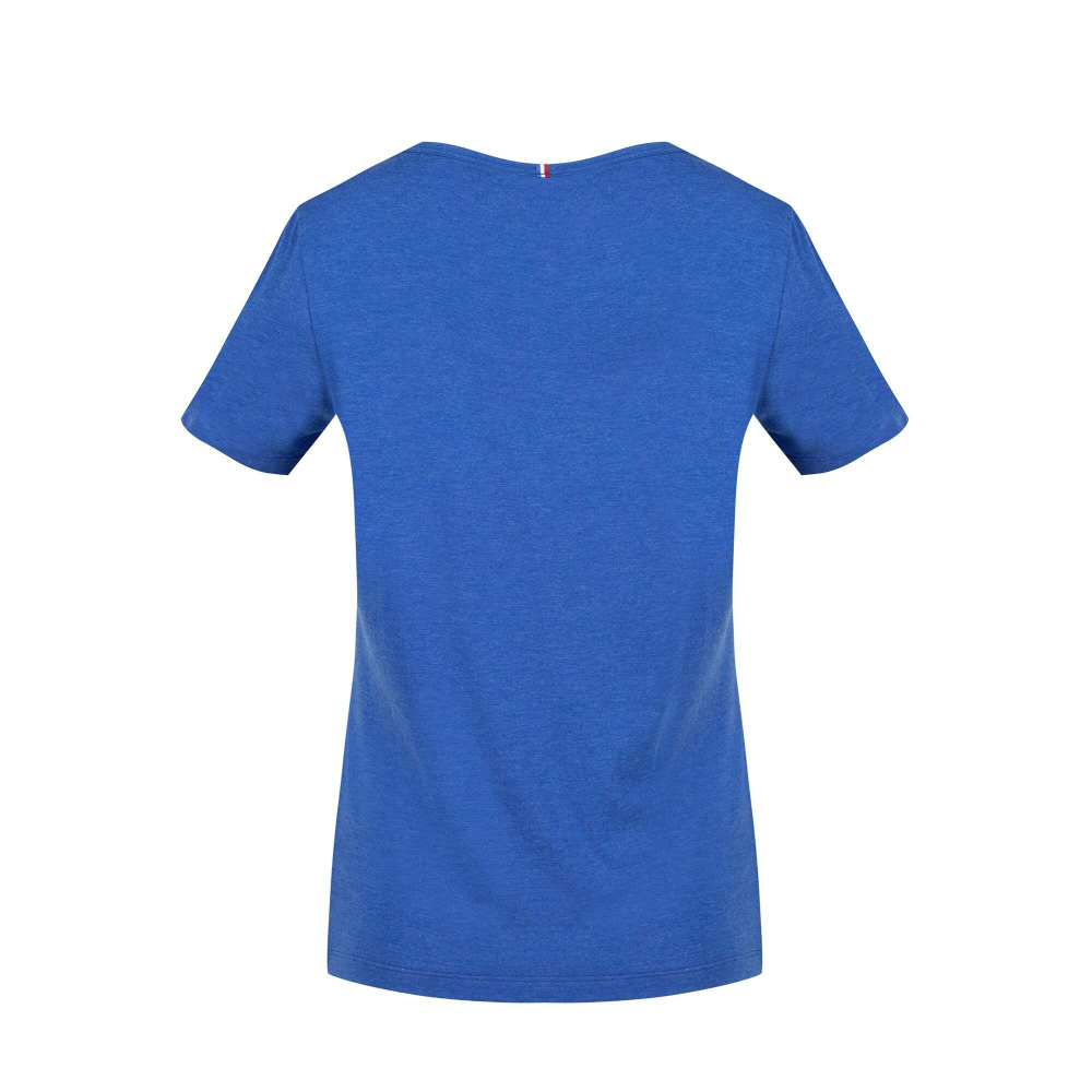 Женская теннисная футболка Le Coq Sportif SAISON Tee SS No.1 W - Blue
