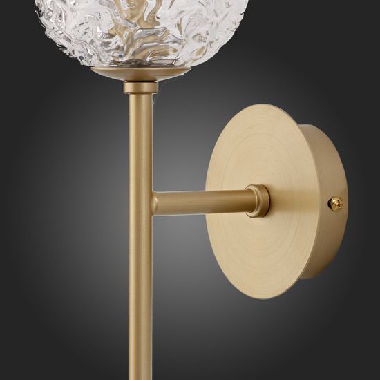 SL1152.201.01 Светильник настенный ST-Luce Золотистый/Прозрачный G9 LED 1*5W ARCOBALINO