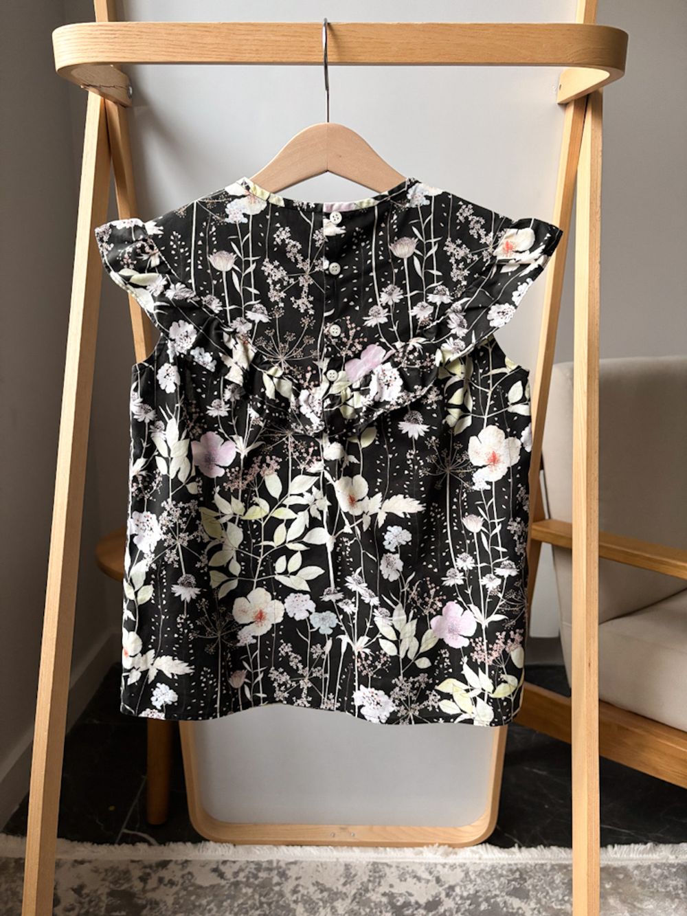 Хлопковая блузка Bonpoint, 128