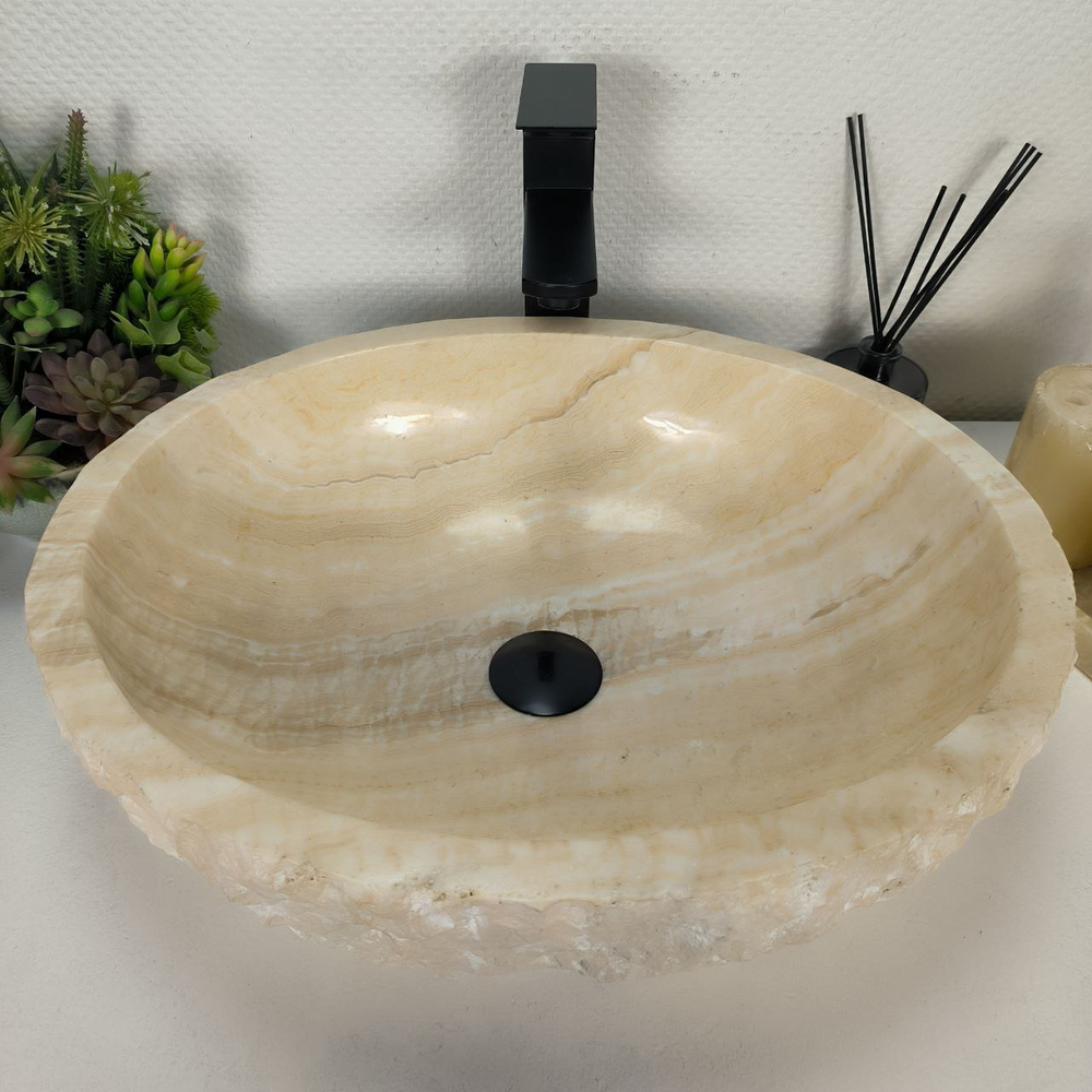 Раковина из оникса Erozy White EO-64306 50*42*15 0213