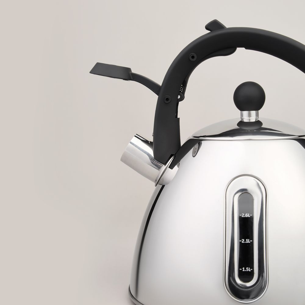 ЧАЙНИК СО СВИСТКОМ И МЕРНОЙ ШКАЛОЙ, 3,2Л