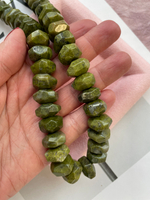 Бусины из нефрита 14х8мм (1 штука)