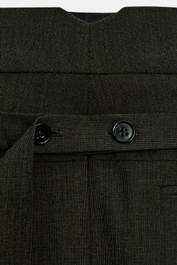 ZARA ПРЯМАЯ ЮБКА МИДИ — ZW COLLECTION, КОРИЧНЕВЫЙ