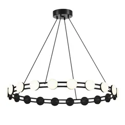 SL6610.403.20 Светильник подвесной ST-Luce черный/белый LED 1*40W 4000K MONRO