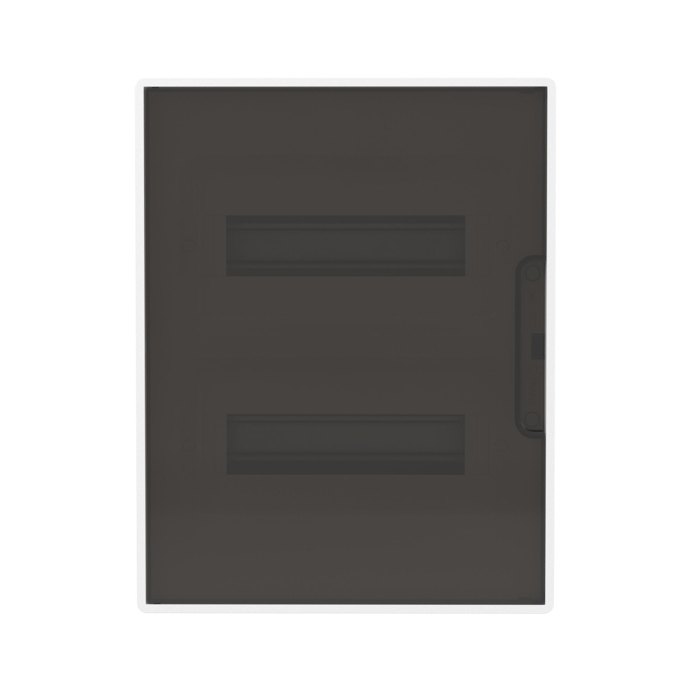 Щит распределительный 24 мод встраиваемый FRAME, белый, с тониров. дверцей, с 4 шинами PEN DKC