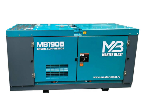 Дизельный винтовой компрессор MB190B + АС MasterBlast