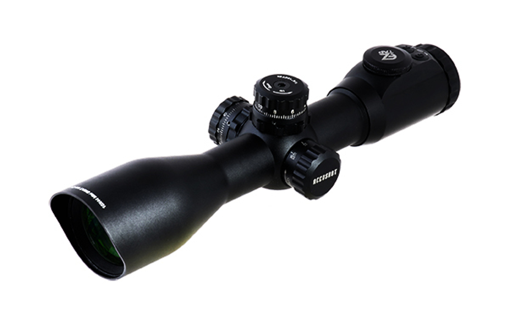 Оптический прицел Leapers UTG 30MM 10X44 Compact IE, SWAT AO, EZ-TAP, с кольцами, SCP3-UGM104AOIEW