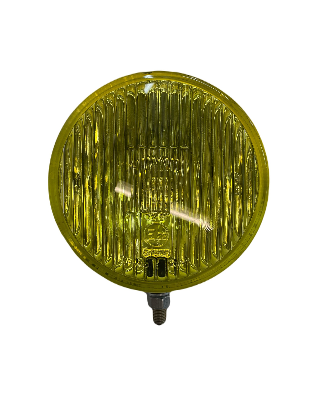 Противотуманная фара круглая универсальная Освар желтая с крышкой