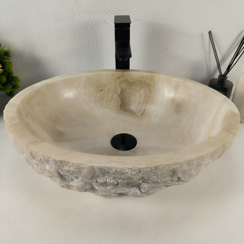 Раковина из оникса Erozy White EO-64366 51*42*15 0213
