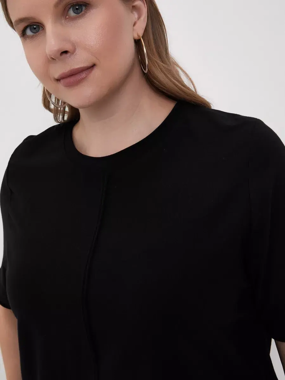 Футболка укороченная большие размеры