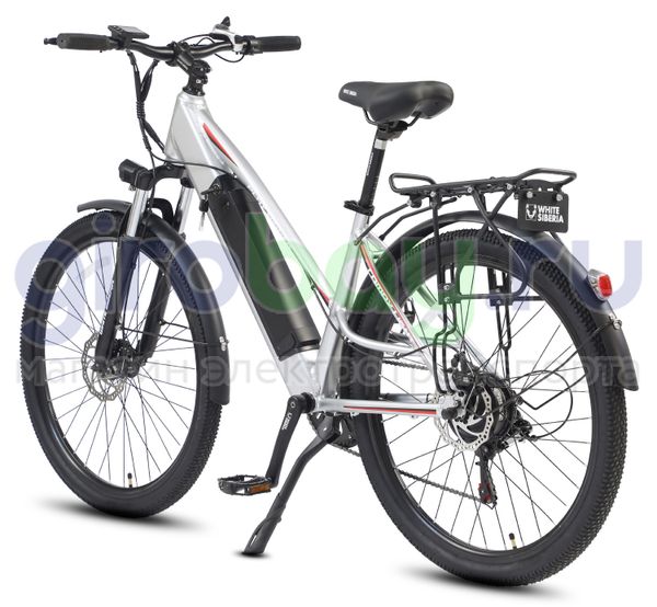 Электровелосипед WHITE SIBERIA CAMRY LIGHT 36V/11A 500W Silver Winter (Серебро) фото №2