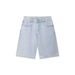 Шорты Октябрь Og Logo Baggy "Blue Heavy Stone Bleached"