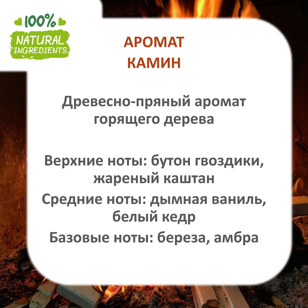 Камин - отдушка для свечей и мыла